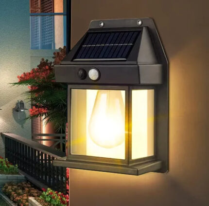 Lampe murale LED à énergie solaire