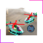 Hélicoptère transparent avec engrennage