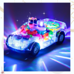 voiture transparente avec engrennage