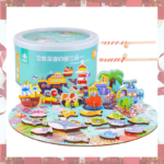 puzzle jeu de pêche pour enfants