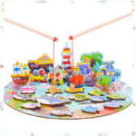 puzzle jeu de pêche pour enfants