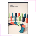 train poseur de dominos pour enfants