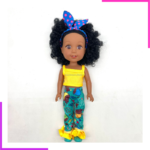 poupée africaine noire