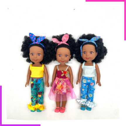 poupée africaine noire