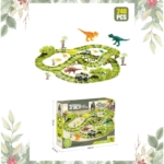 circuit de courses dinosaures pour enfants