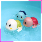 jouet de bain, tortue nageuse