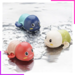 jouet de bain, tortue nageuse
