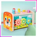 jeu de marteau et de pêche Montessori en bois