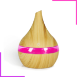 iffuseur d'huiles essentielles bois et LED moderne