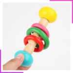 Jouets De Hochets En Bois Pour Bébé