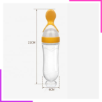 Biberon Cuillère d'Alimentation en Silicone pour Bébé