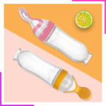 Biberon Cuillère d'Alimentation en Silicone pour Bébé