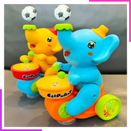 Éléphant Musicien Jouet Interactif pour Enfant