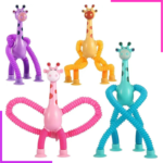 Jouet Girafe a Ventouse Telescopique