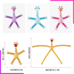 Jouet Girafe a Ventouse Telescopique