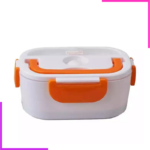 Lunch Box Chauffante en Plastique et Inox Orange