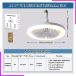 ventilateur Led plafonnier