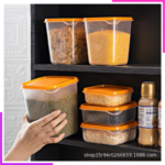 Lot de 17 boîtes de rangement en plastique