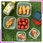 Lot de 17 boîtes de rangement en plastique
