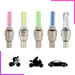 Bouchon de Valve Led Pneus-Roues pour Vélo, Moto et Voiture
