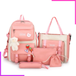 Sac à dos en toile perméable 5 pièces