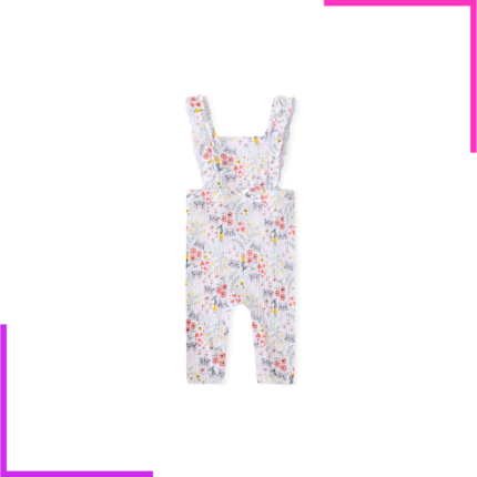 salopette fleurie avec son bandeau
