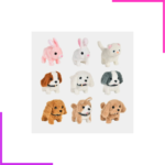 Peluche interactive, en forme de chien, chat ou lapin