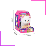 Peluche interactive, en forme de chien, chat ou lapin
