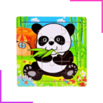Puzzle éducatif pour enfant animaux sauvages