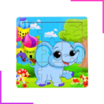 Puzzle éducatif pour enfant animaux sauvages