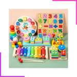 Pack de 7 Jeux d'éveil en Bois Montessori – Image 3