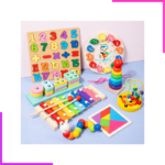 Pack de 7 Jeux d'éveil en Bois Montessori – Image 6