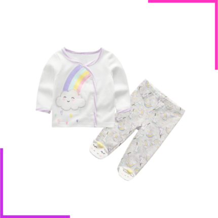 Ensemble 2 pcs arc en ciel