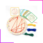 Jeu de laçage en bois pour enfant