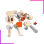 Set Instruments de Musique en bois pour Bébé – Image 4