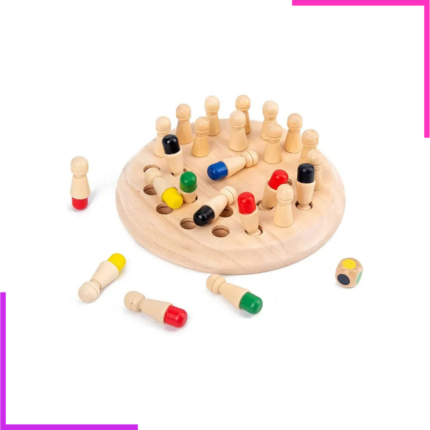 Jeu de mémoire en bois enfant