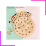 Jeu de mémoire en bois enfant
