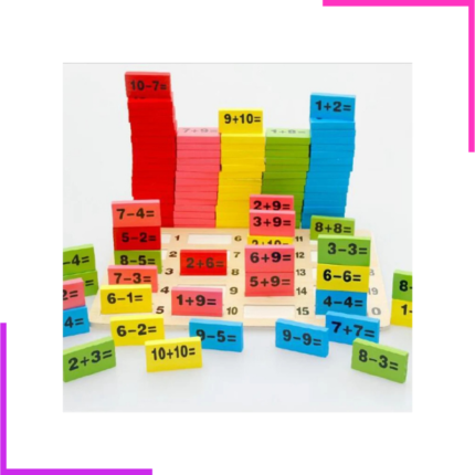 Plaquettes de Multiplication en Bois pour Enfants