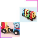 Train Magnétique En Bois