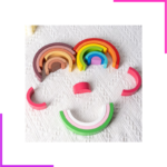 Jeu D'Empilement Arc En Ciel