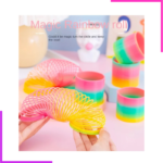 Jouet à ressort en spirale