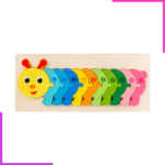 Puzzle éducatif en bois pour enfant 3D