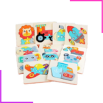 Puzzle simple et éducatif en bois