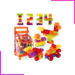 Sacs back pack avec 96 blocs de construction de couleurs diverses