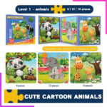 Puzzle educatif pour enfant à thème