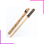 Katana en bambou avec son étui