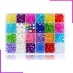 Kit de fabrication de colliers avec des perles multicolores