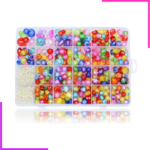 Kit de fabrication de colliers avec des perles multicolores