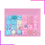Kit de fabrication de colliers avec des perles multicolores