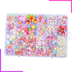 Kit de fabrication de colliers avec des perles multicolores